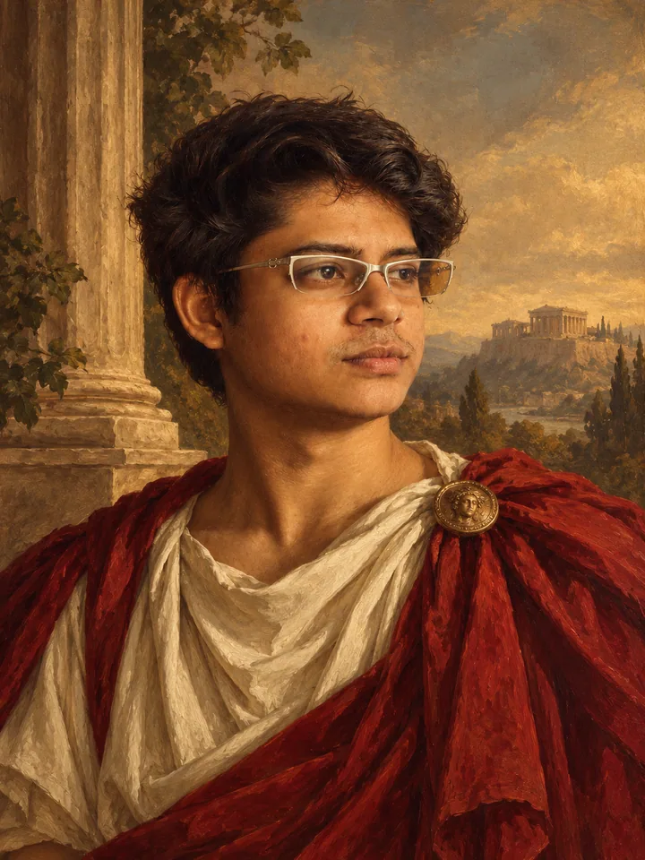 Sagnick Dutta, classical portrait